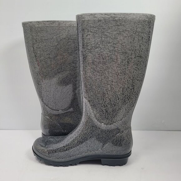 Chinook Women's Black Rubber Rain Boots US Size 7 NWOT - Picture 6 of 11